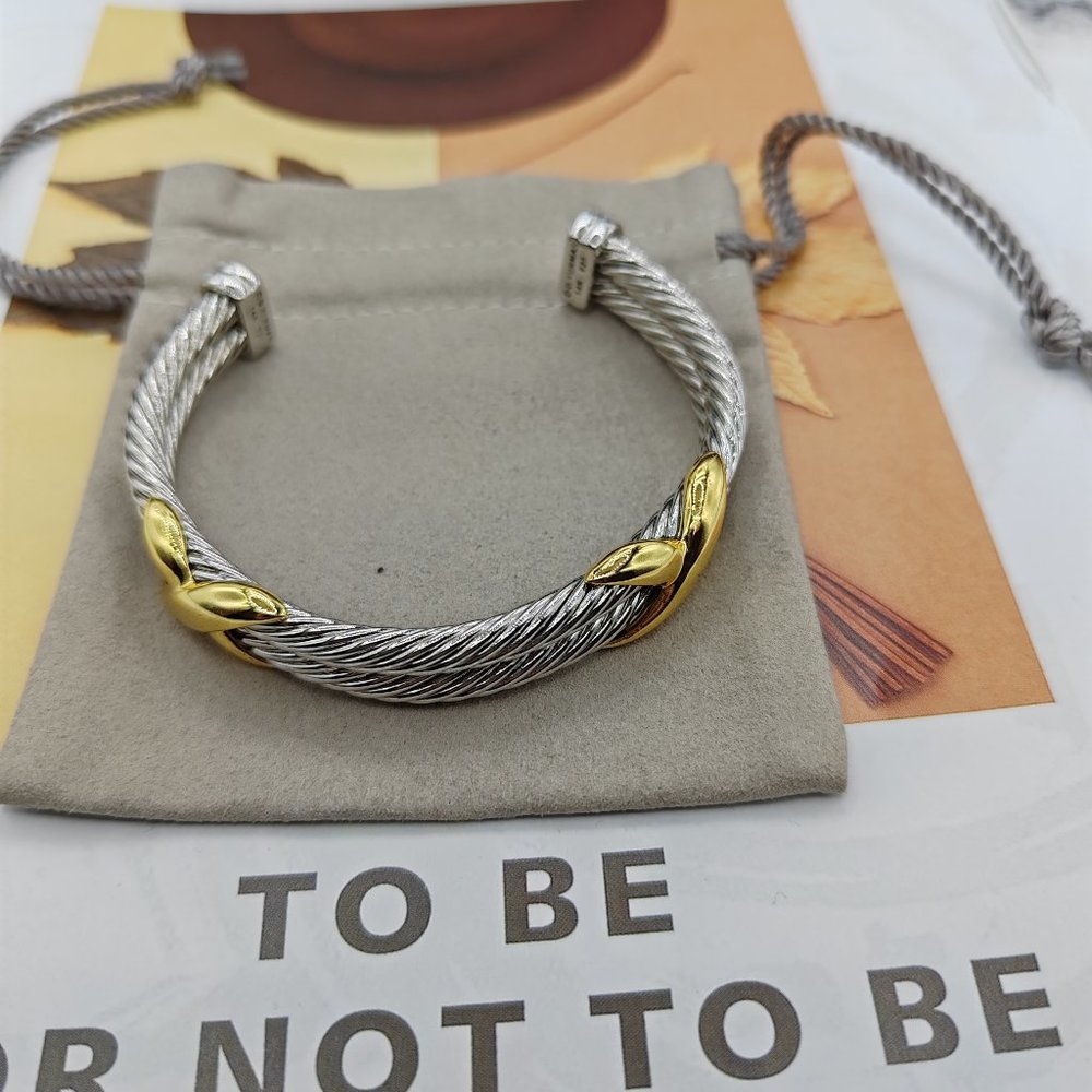 DY vintage 10mm  bracelet size M 925 silver